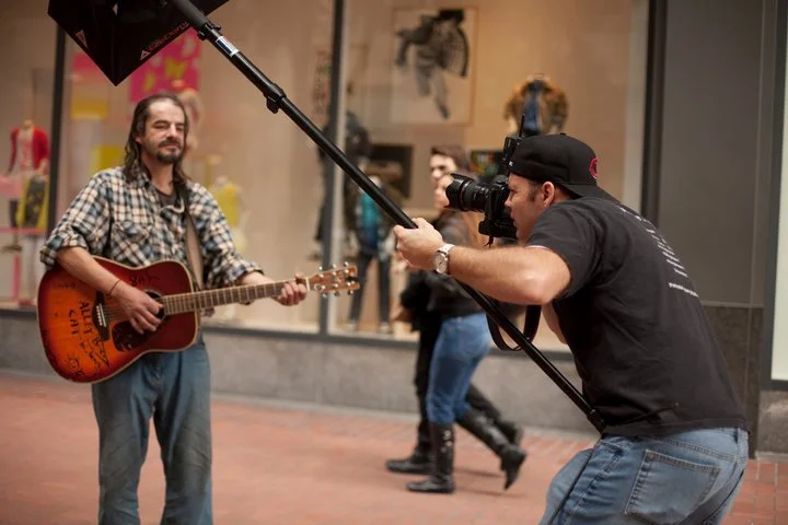 Aaron Draper at work