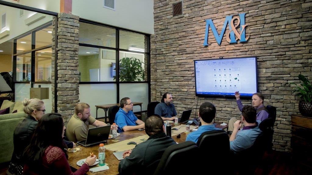 M&I Team hard at work.
