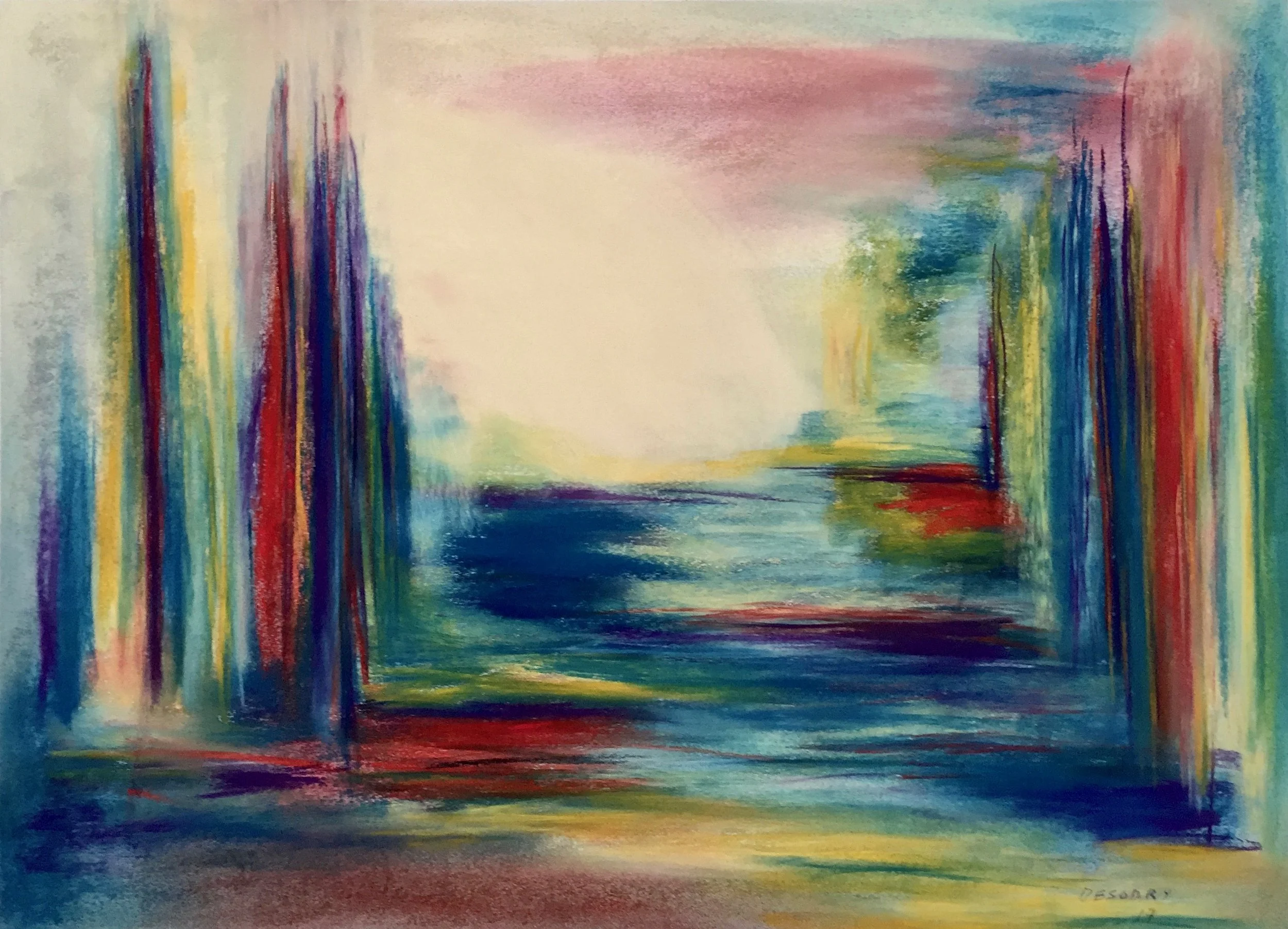 TAO   19x27    pastel    2017