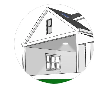 Step 3: The Solaro Day™ is installed just like any other light fixture, in any location! Simulated natural sunlight into your home or office, completely powered by the sun.