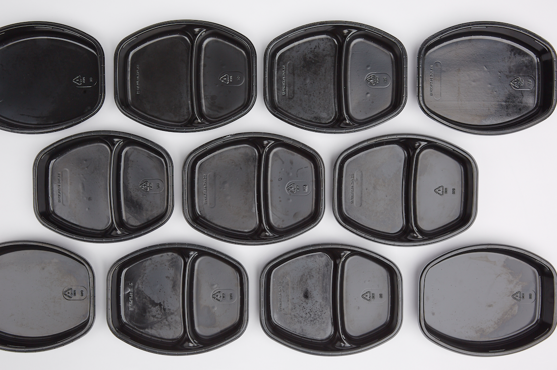Recycled Food Trays Used for Jeans & Trucker Jackets