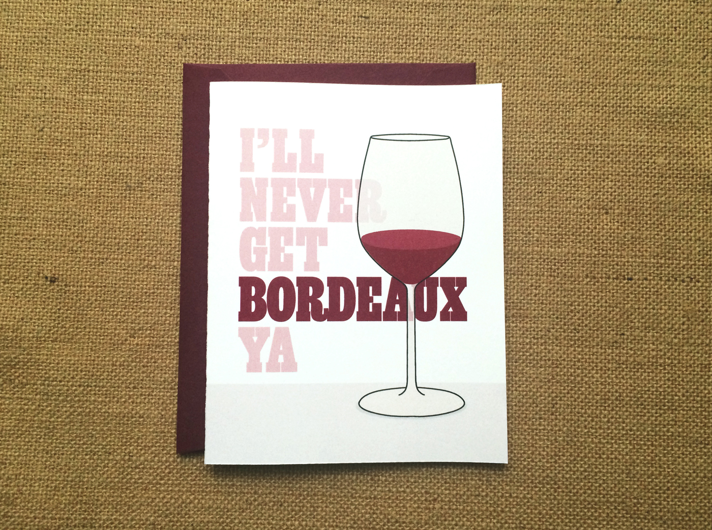 Wine Drinker's Card