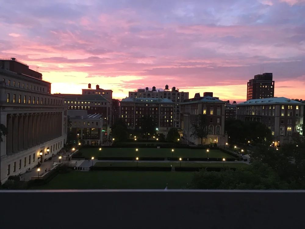 View from my new dorm room