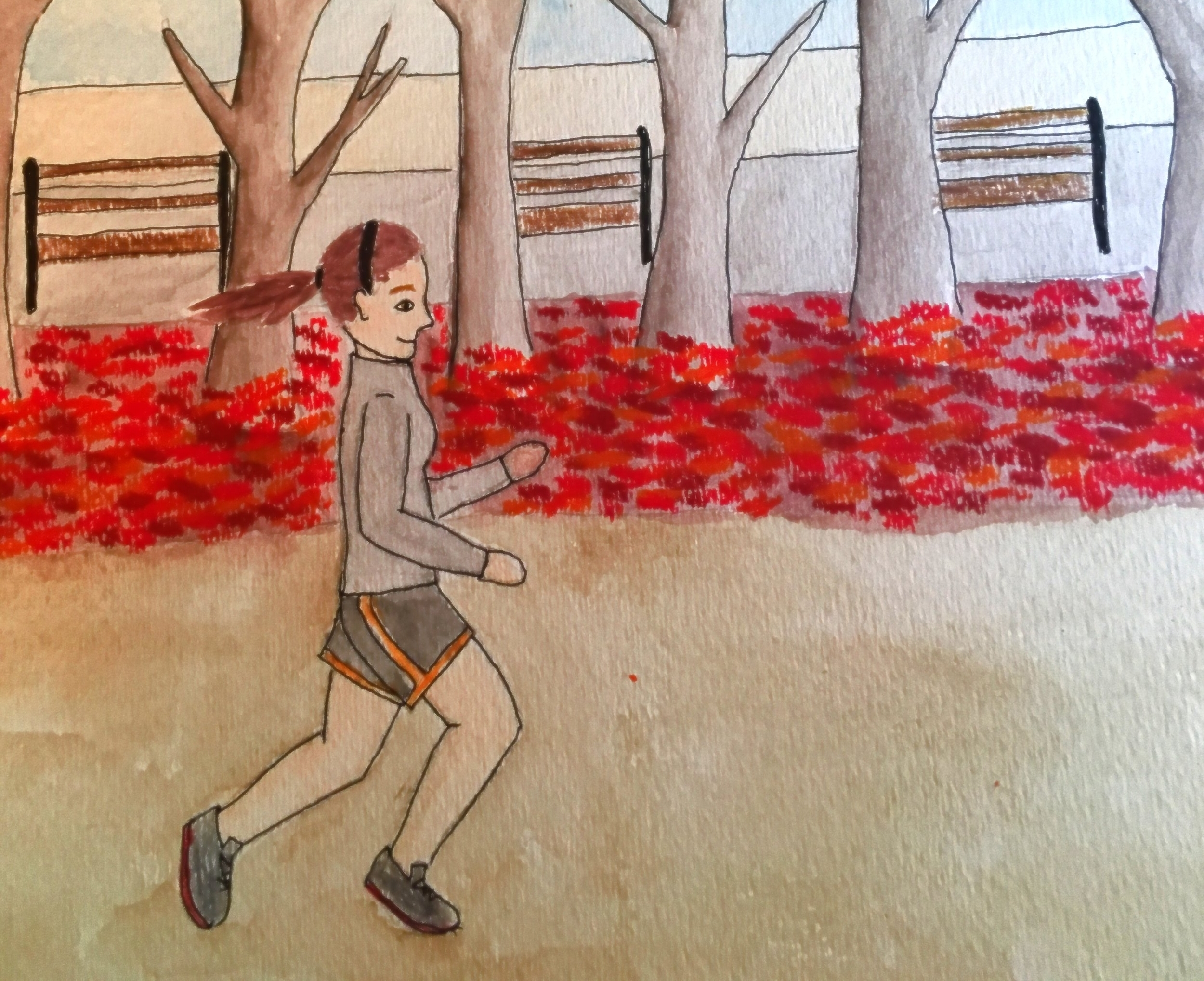 Running in Riverside Park