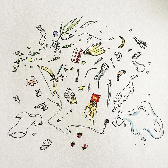 Sketch for the mural