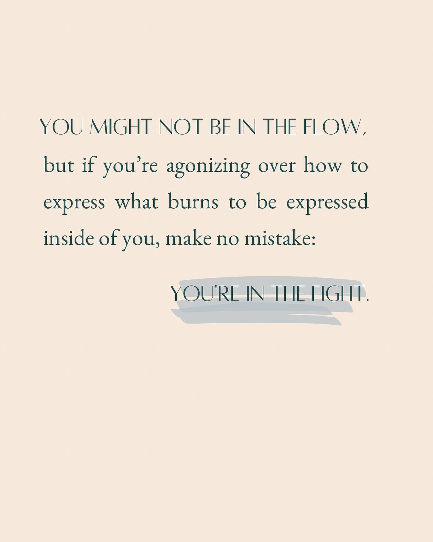 A word for writers who are feeling the resistance right now&hellip;

Rooting for you and remember the kind of person that you are (read to the end). 

Yea? Yea. 

#writersofinstagram #writinginspiration #creativeflow #creativeprocess #writingprocess