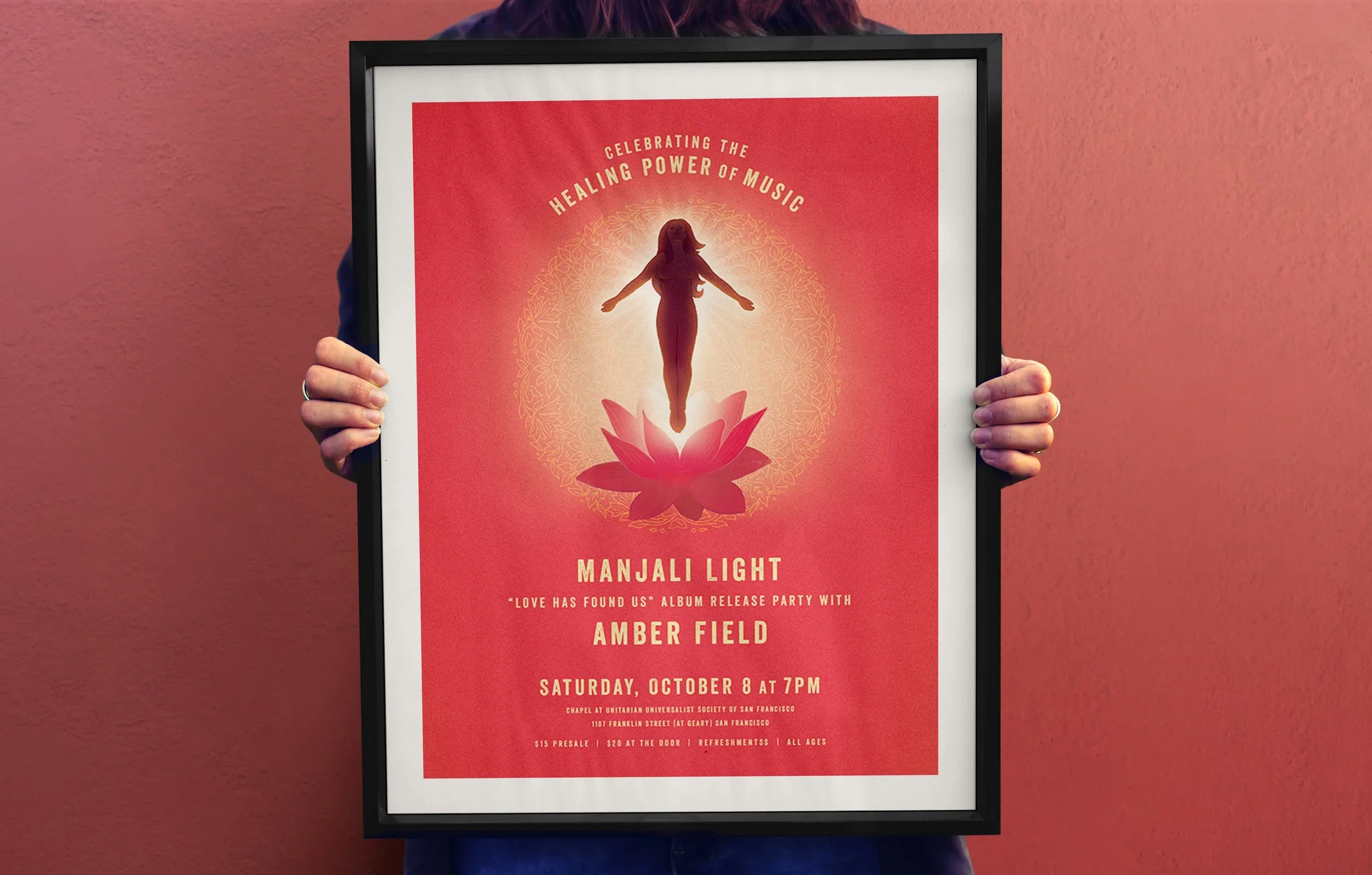  For my client’s debut album,  Love Has Found Us,  I created original illustrations and album design inspired by themes of rebirth, empowerment, enlightenment, and love. I depicted a woman being reborn within a lotus blossom—a symbol of spiritual awa