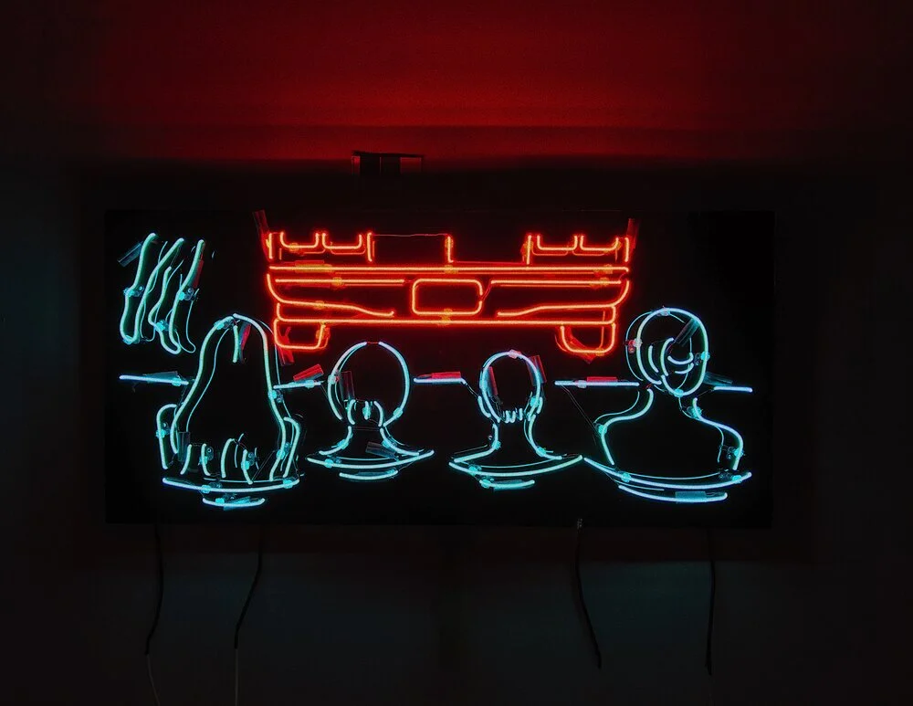 Five 107s Outside of a Silver Buick - [available for purchase]