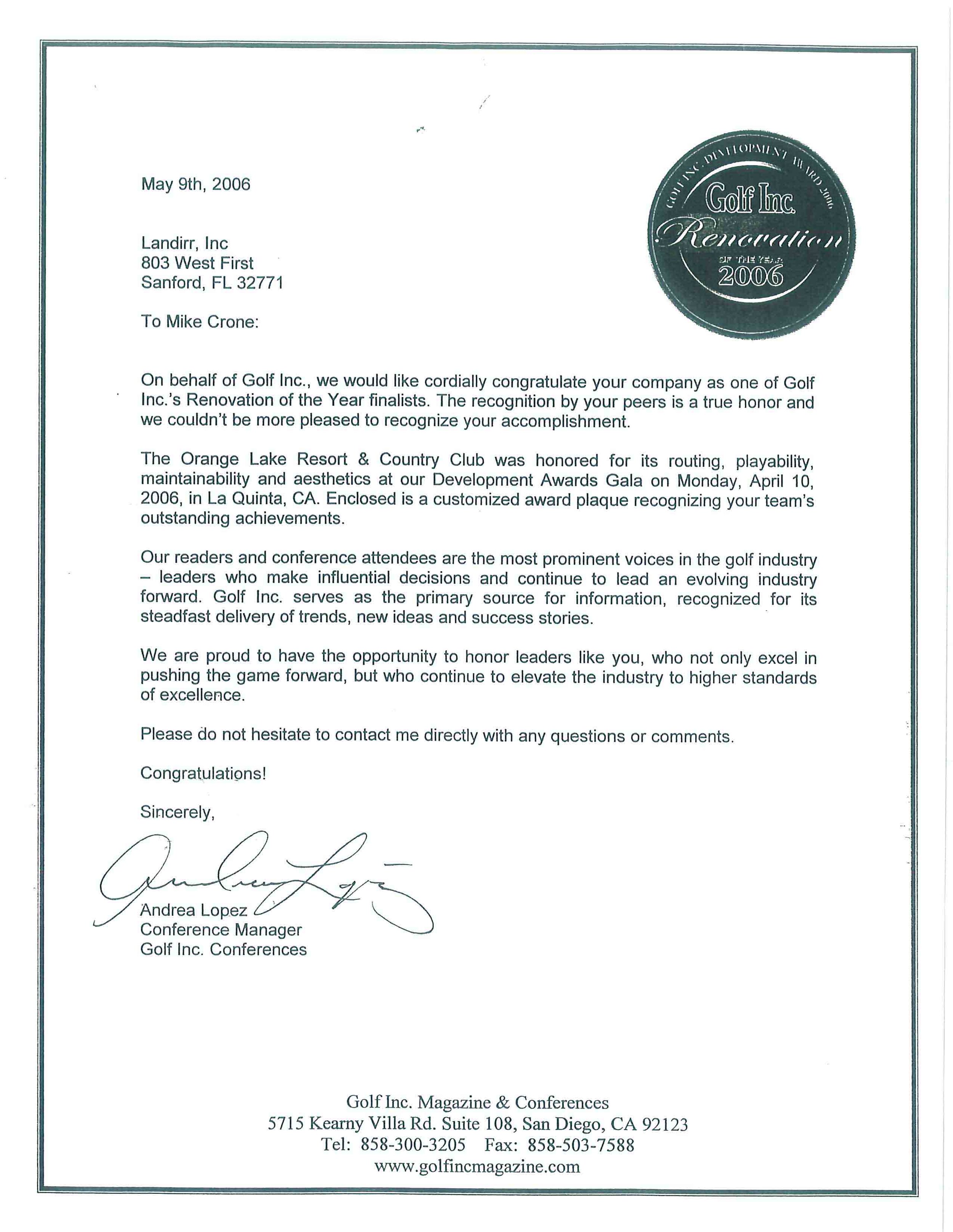 LETTER OF RECOMMENDATION GOLF INC.jpg