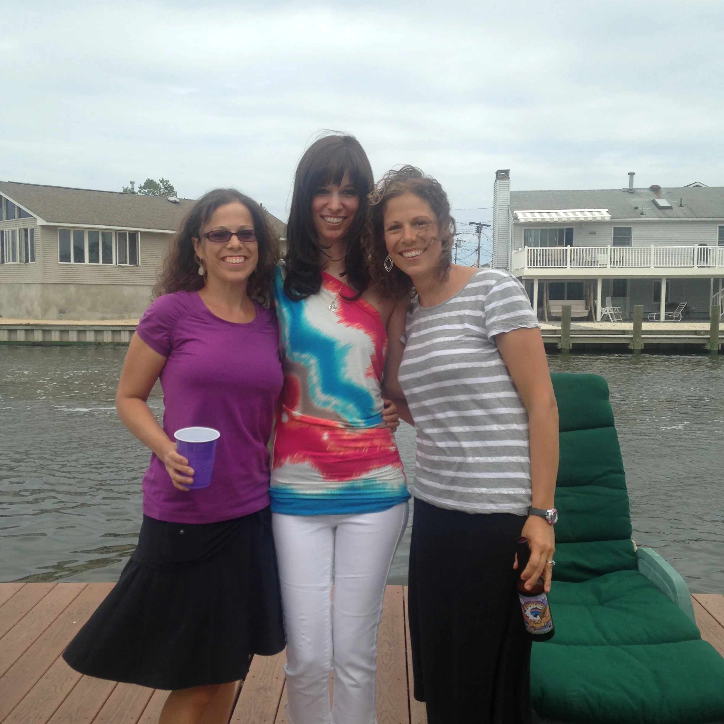 My younger sister's End of Chemo Party. She was Diagnosed at 31, 4 years after me almost to the day.