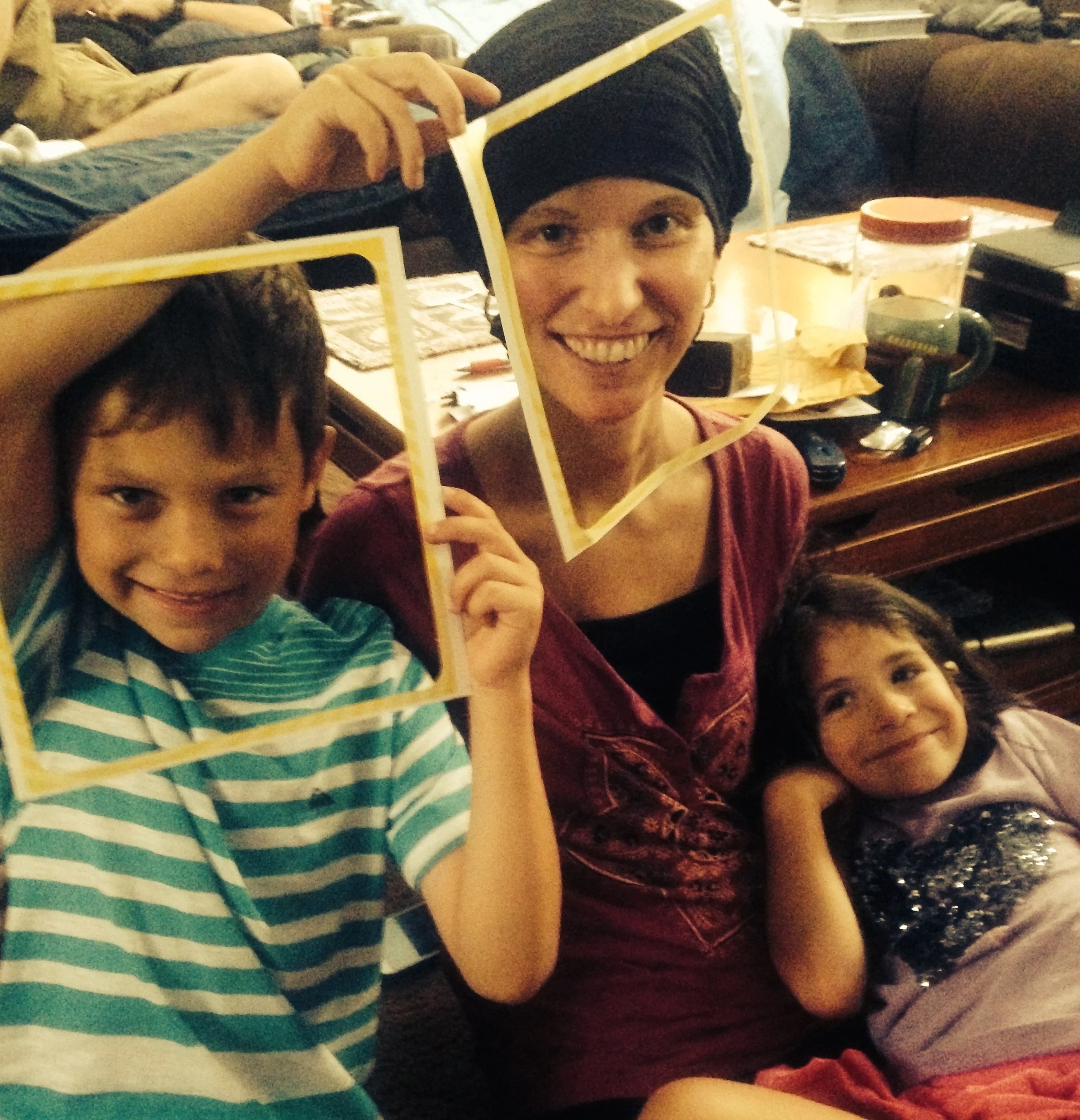 My beautiful younger sister Dina during chemotherapy