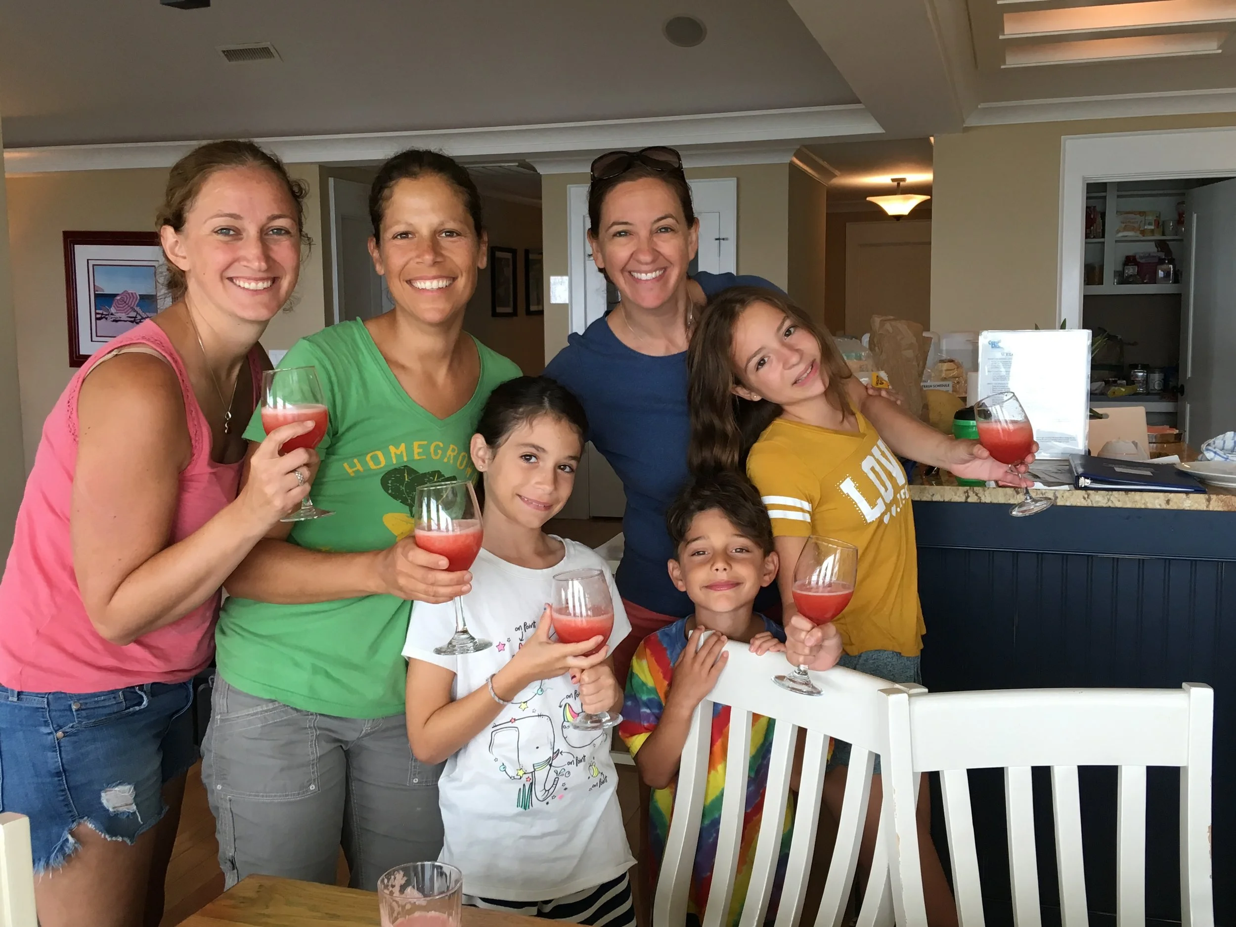 Grateful for my FRIENDS that were BY MY SIDE THROUGH THE ANXIETY AND THE CALM and EMPOWERMENT AND WATERMELON Summer SMOOTHIES!