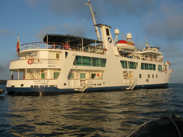 The Isabella II, a medium sized live-aboard cruise ship