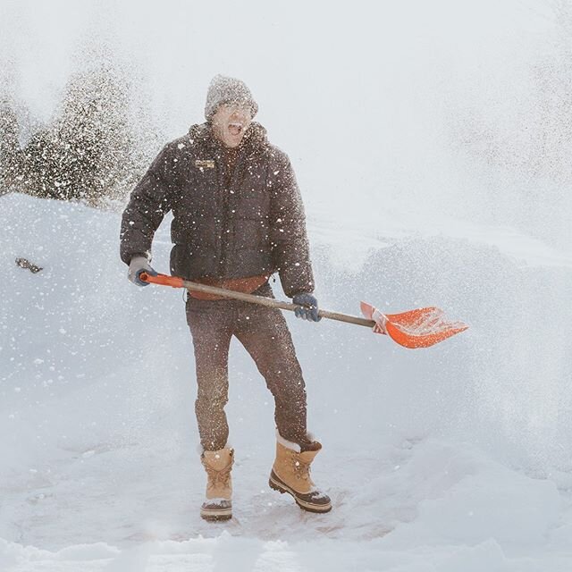 This is a perfect photo to demonstrate how I feel when we get a lot of snow. It magically makes me want to have an adventure but also it makes me want to snuggle up by the wood burning stove with a cup of tea. Snow means our local economy is good. Sn