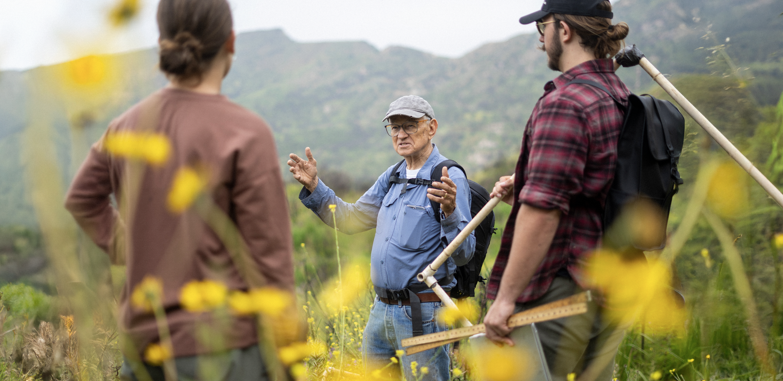 professor speaking to students