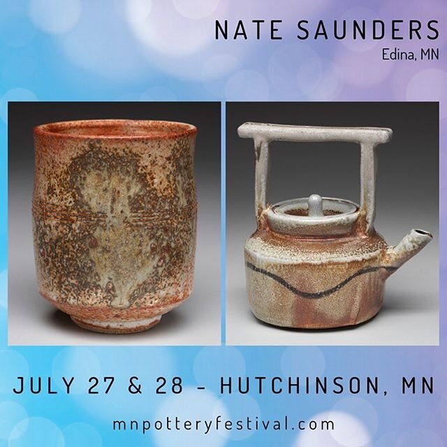 Only one week away! Hope to see you all in Hutchinson! #minnesotapotteryfestival