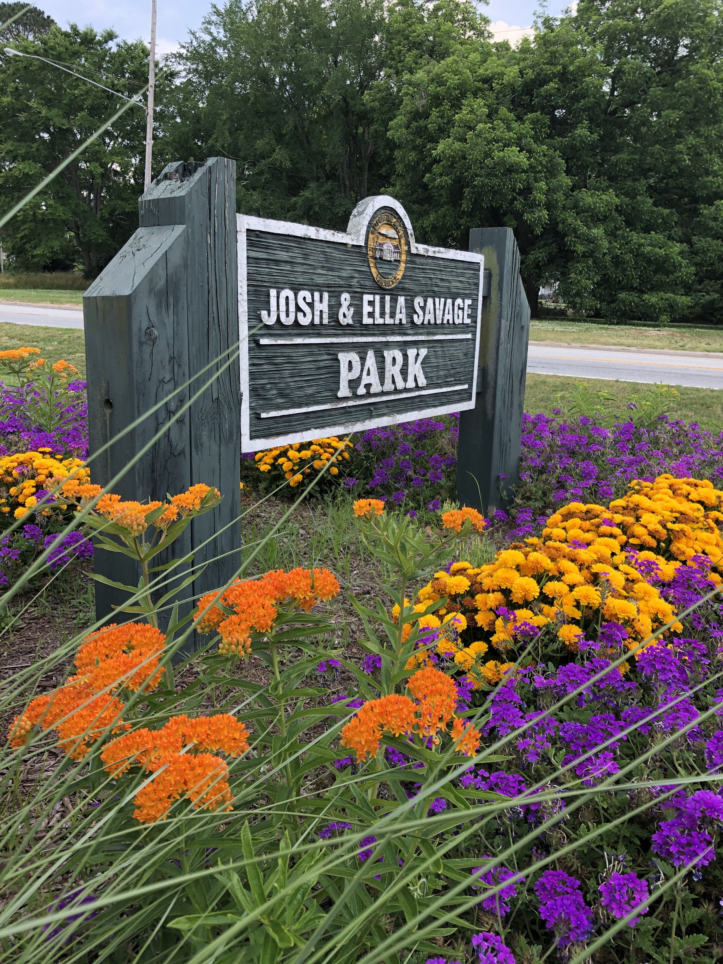 Savage Park sign spring.jpg