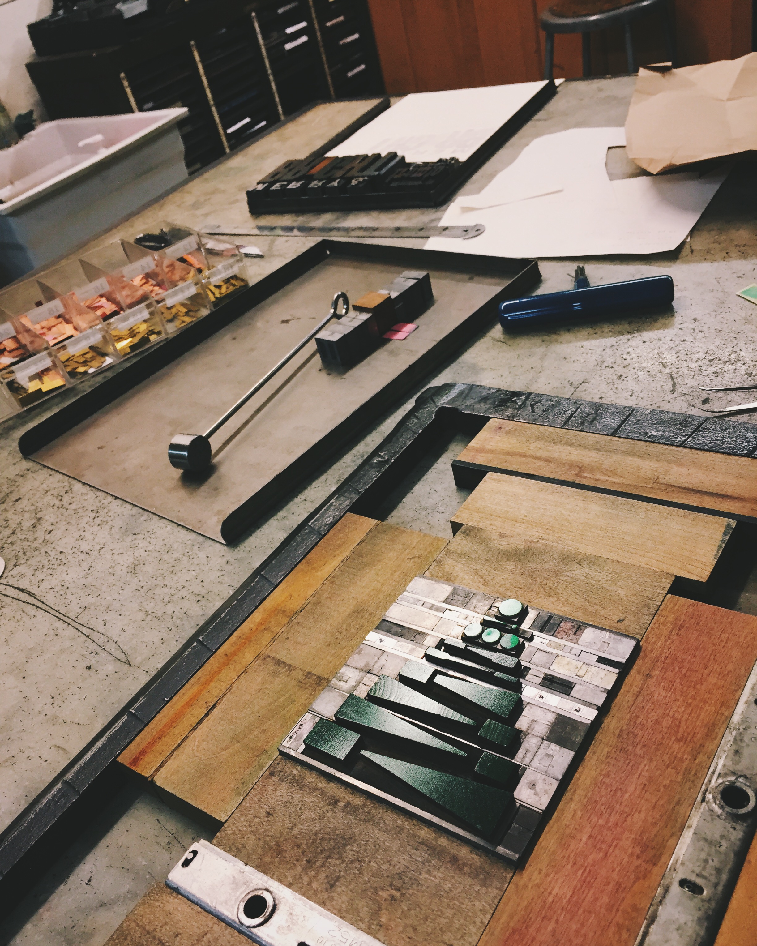 Locking up the typeface design
