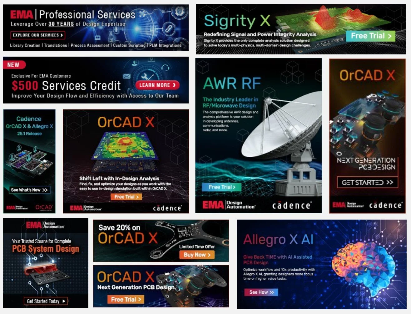 branded promo web banners