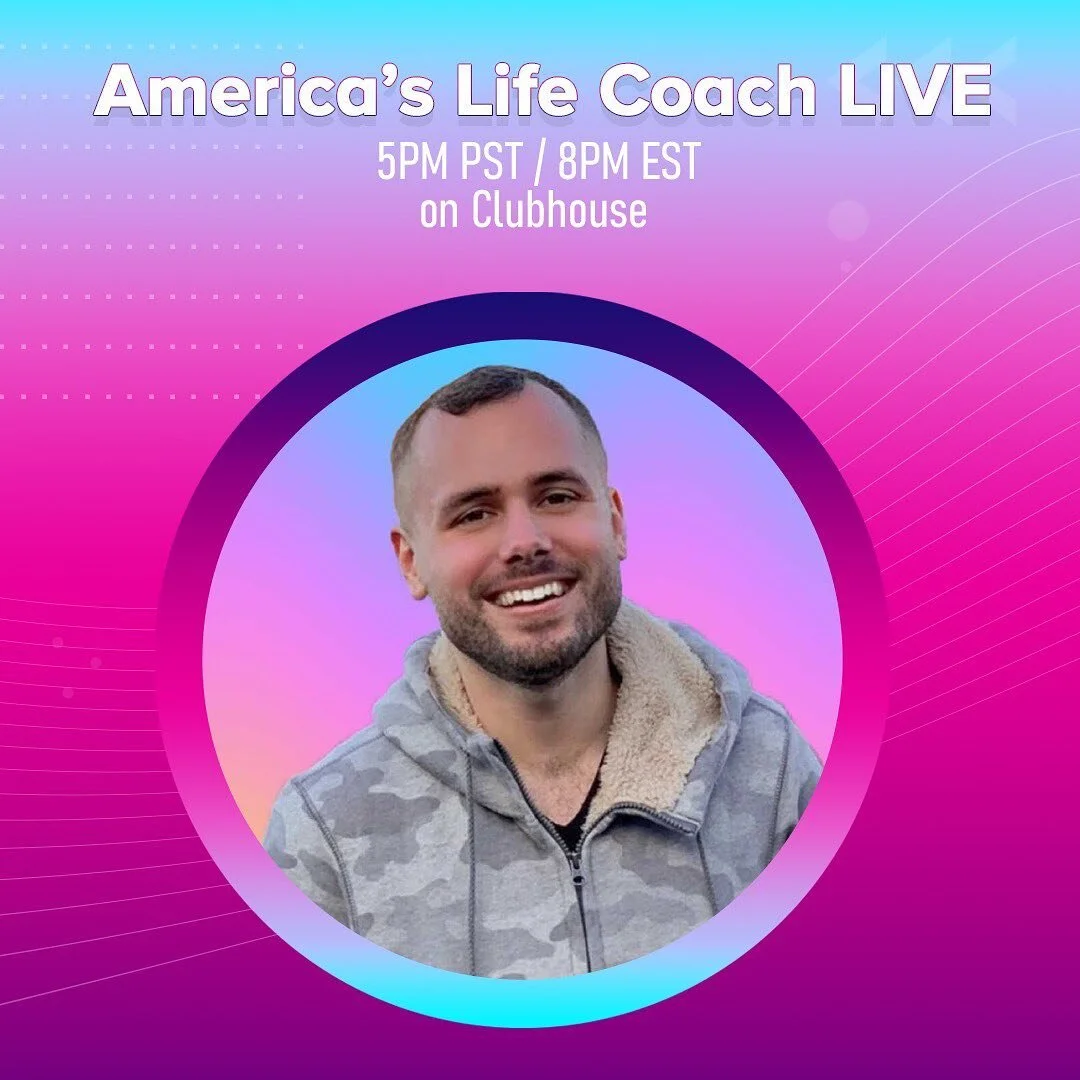 Celebrating an incredible start to America's Life Coach LIVE on @joinclubhouse! 
There's nothing I love more than having conversations that matter - 
the kind of conversations that are capable of changing someone's life and making the world