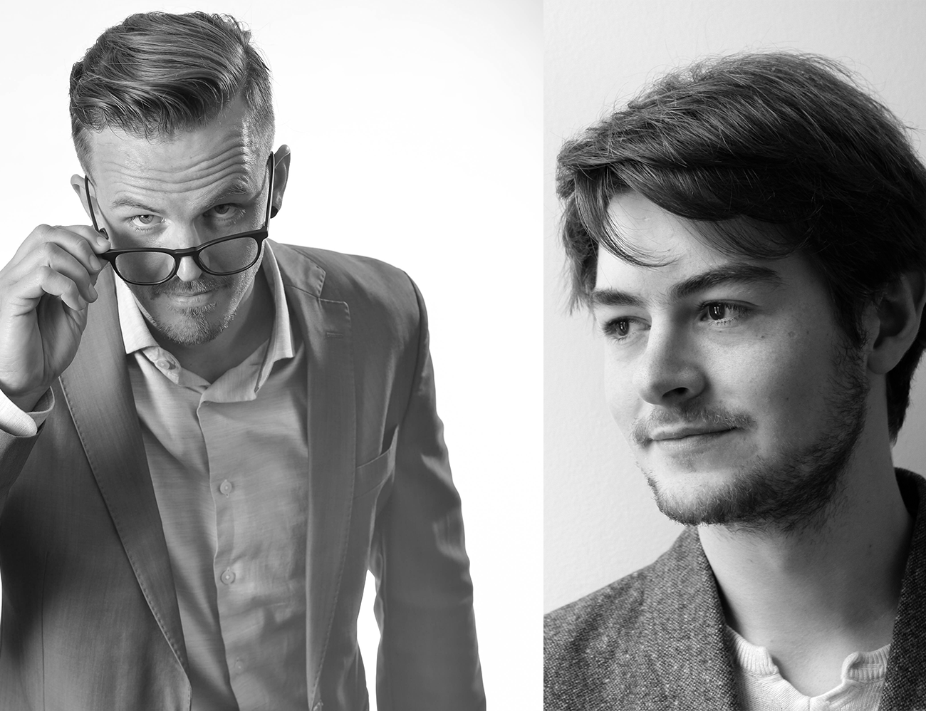 Daniel Sunden (left), John Flitcroft (right)