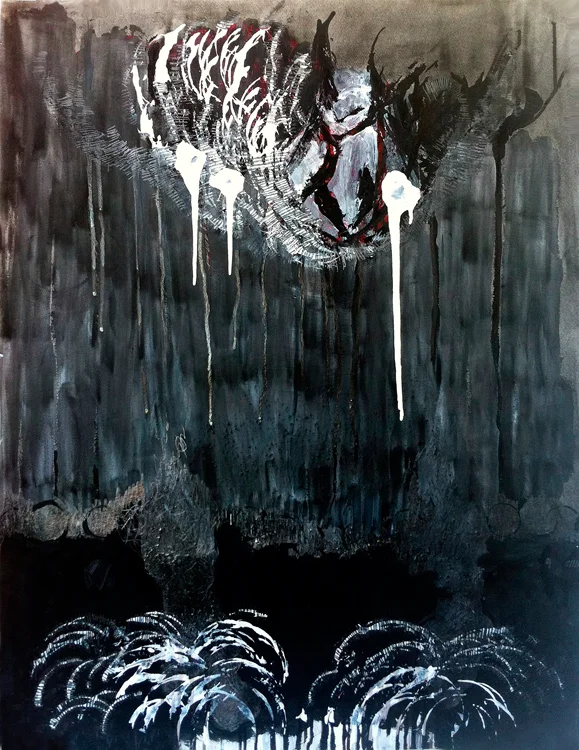Untitled, mixed media, 100 x70 cm, 2013