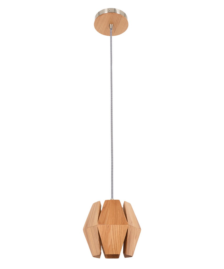 Ragnar Small Pendant - Ash Timber - $189