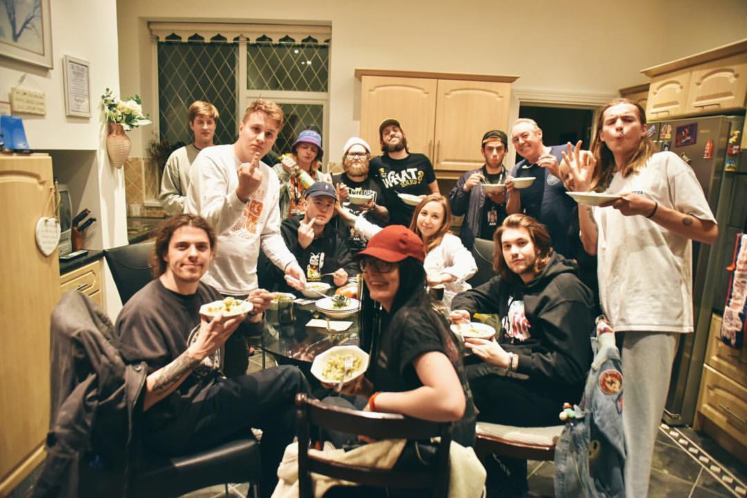 Tour Family. Taken in the Dixon household, by Nick Suchak, featuring Milk Teeth, Eat Me and my wee face.
