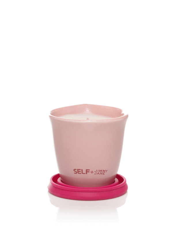 SELF + JIMMYJANE Massage Oil Candle Bergamot Rose (online store)