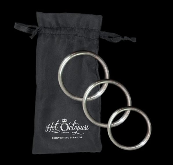Stainless Steel 3 Ring Set by Hot Octopuss (online store)