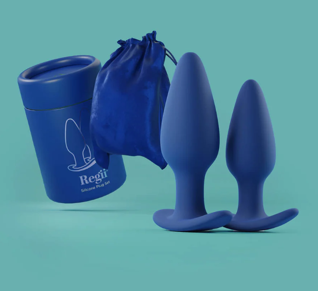 Regii by Biird set of 2 silicone anal plugs