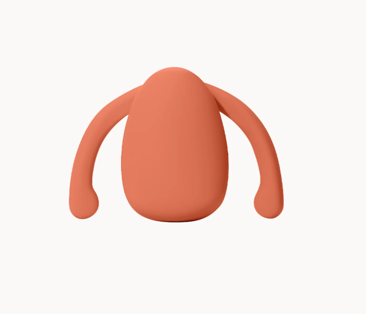 Eva by Dame Wearable clitoral vibrator in Papaya