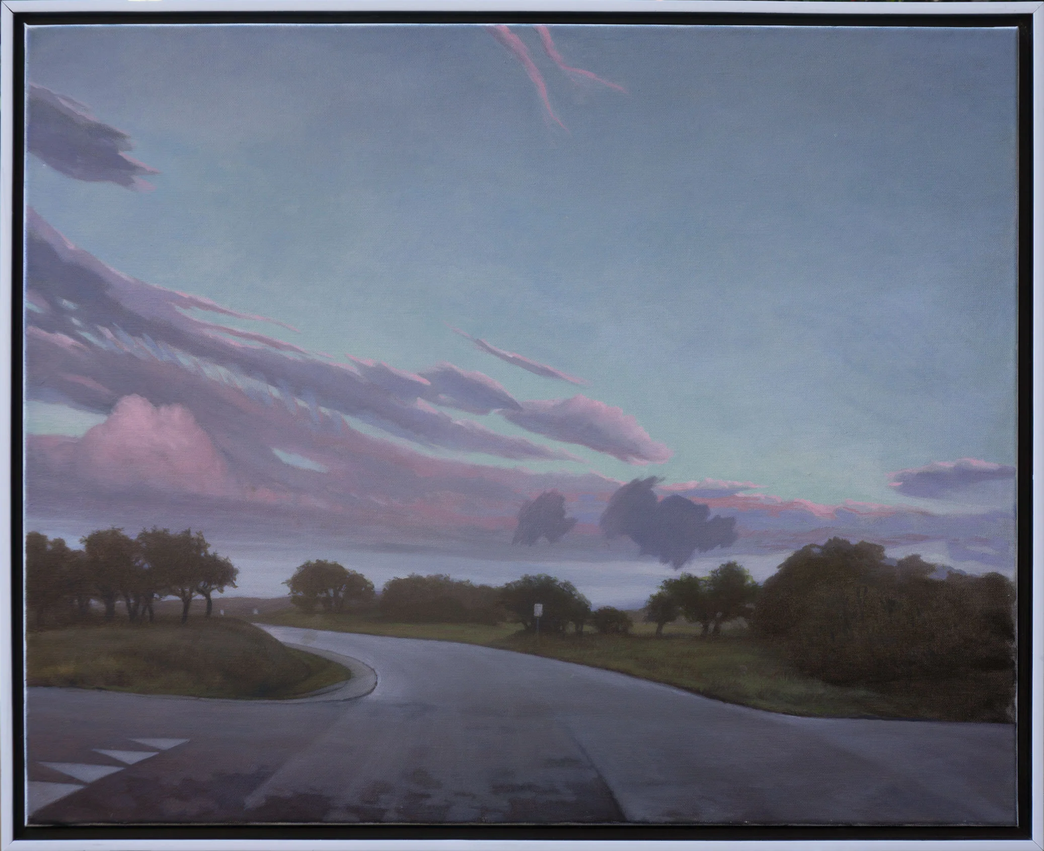 Suburban Texas Hill Country. Oil on canvas, 24" x 30", 2016