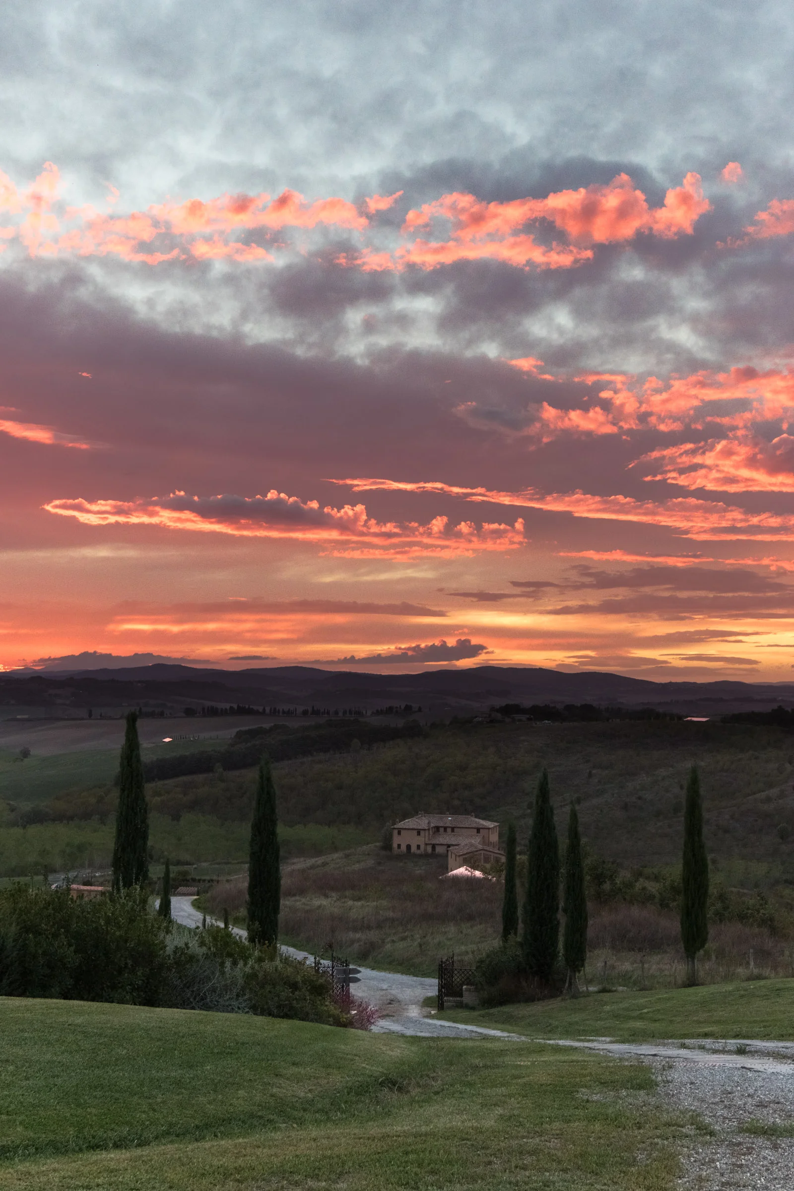 Sunset From Podere Cunina
