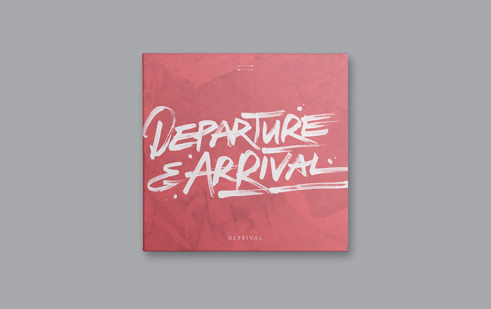 Artwork for Derrival's EP, Departure & Arrival . Posters and tour merchandise were created to promote their Candian tour that season.