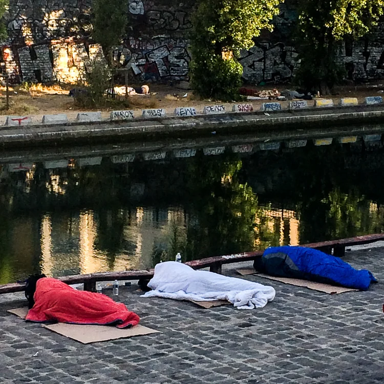 August 1, 2016. Canal St. Martin, Paris.
