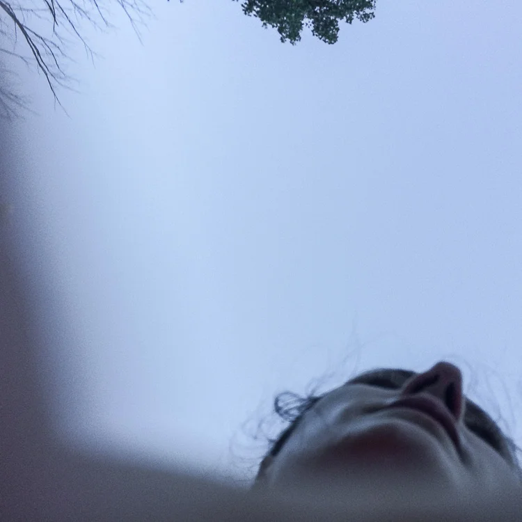 August 5, 2016. Did not realize it was possible to take a self portrait without knowing it, but alas. Here we go in early light, Saint-Rémy-de-Provence.
