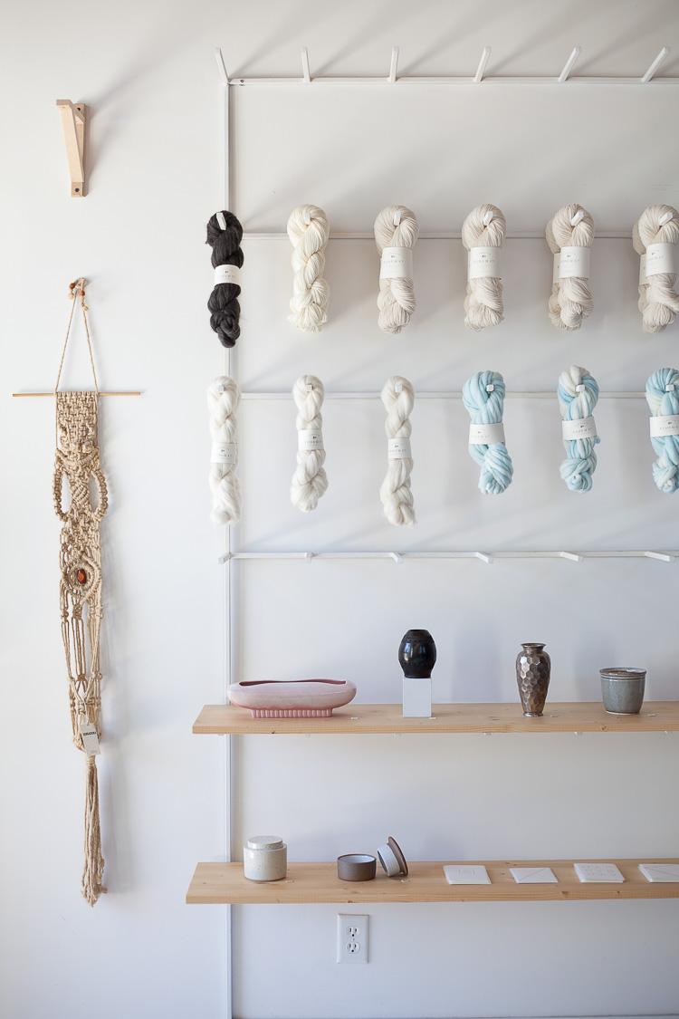I don't knit, but the yarns at Earthen Studio make me want to.