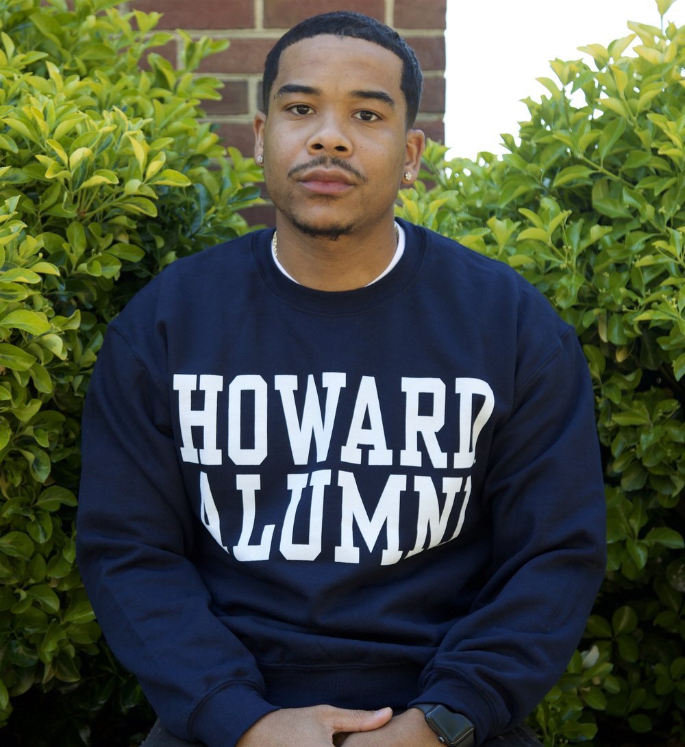 Navy Stacked Alumni Crewneck