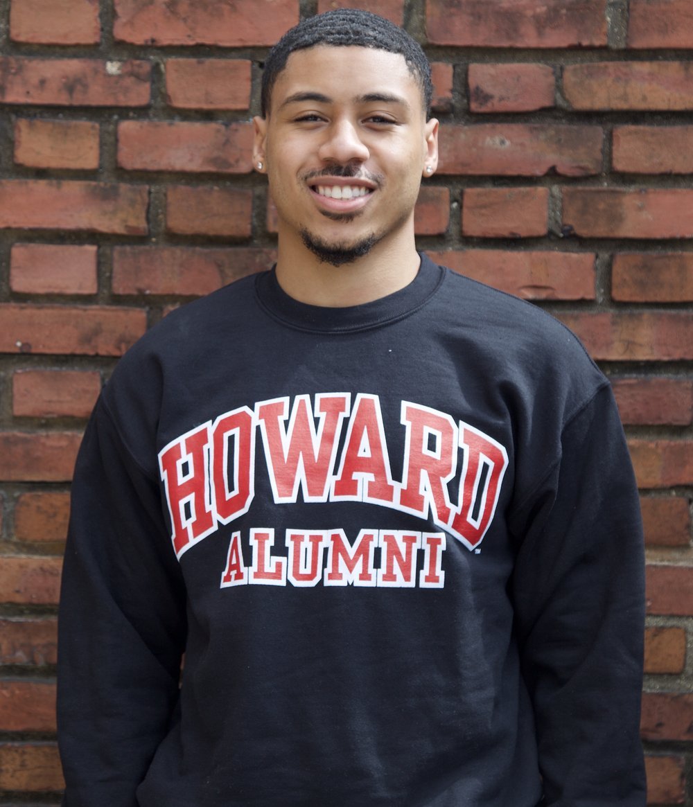 Black Howard Alumni CREWNECK