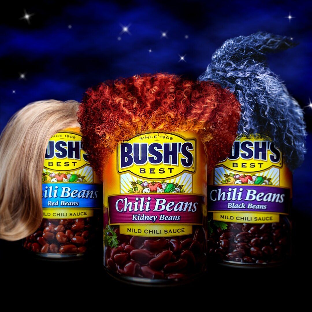 The Bush Brothers &gt; The Sanderson Sisters. Our Chili Beans will put a spell on you 🧙