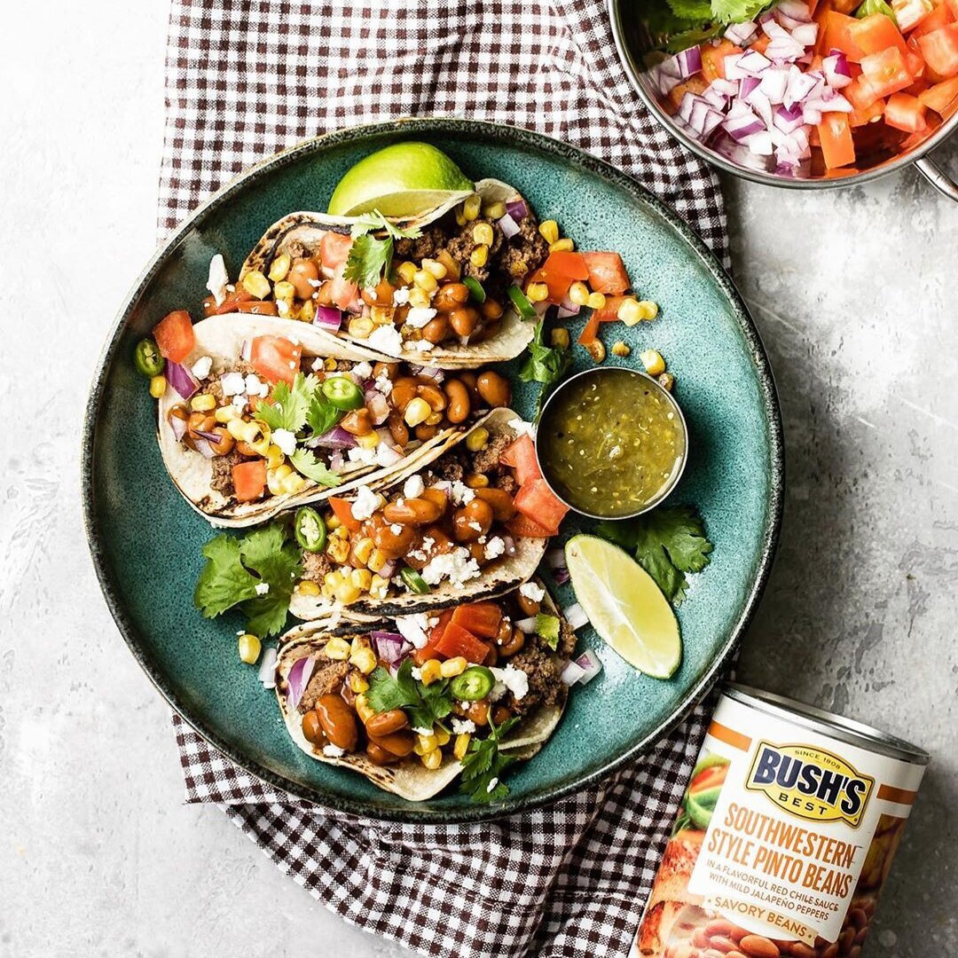 Go ahead, miss your weekly grocery run. You can make these tacos with ingredients from your pantry 🌮