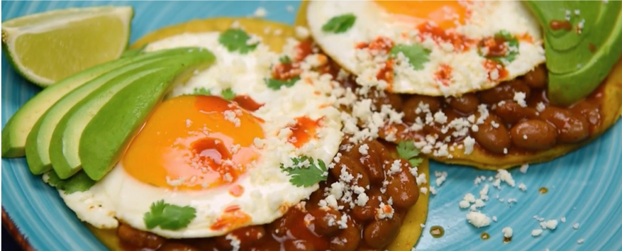 Southwestern Open-Face Breakfast Tacos