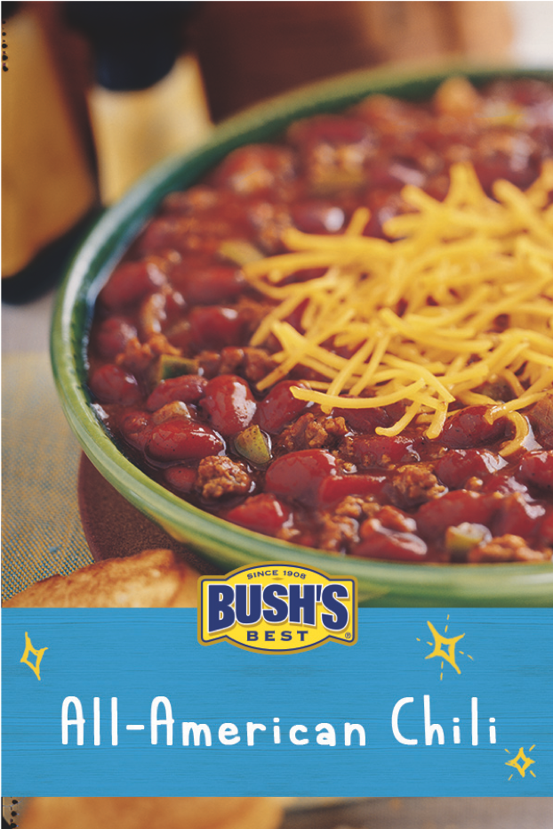 Red, white, and beans – made easy in this All-American Chili recipe.