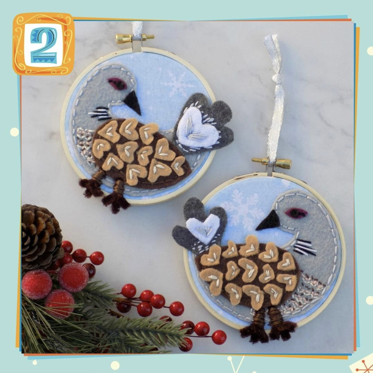 🎵On the 2nd day of Christmas 🎵…@onesavvymom put a #DIY spin on the #ChristmasPriceIndex. This year, two turtle doves cost $375. But why buy them when you can make these Turtle Dove Ornaments?