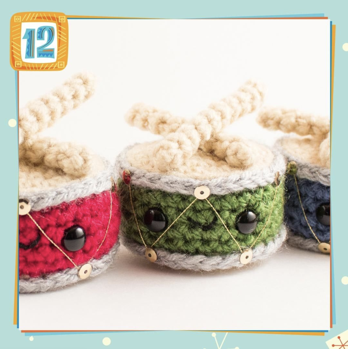 🎵On the 12th day of Christmas 🎵…@amenagerieofstitches made #DIY drummers for the #ChristmasPriceIndex. This gift cost $3,038.10 this year, but you can deck out your tree with these ornaments instead