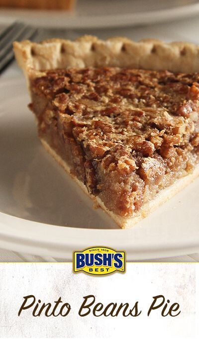Don’t knock it ‘til you pie it. This Pinto Bean Pie is the signature dessert of the BUSH’S Visitors’ Center.