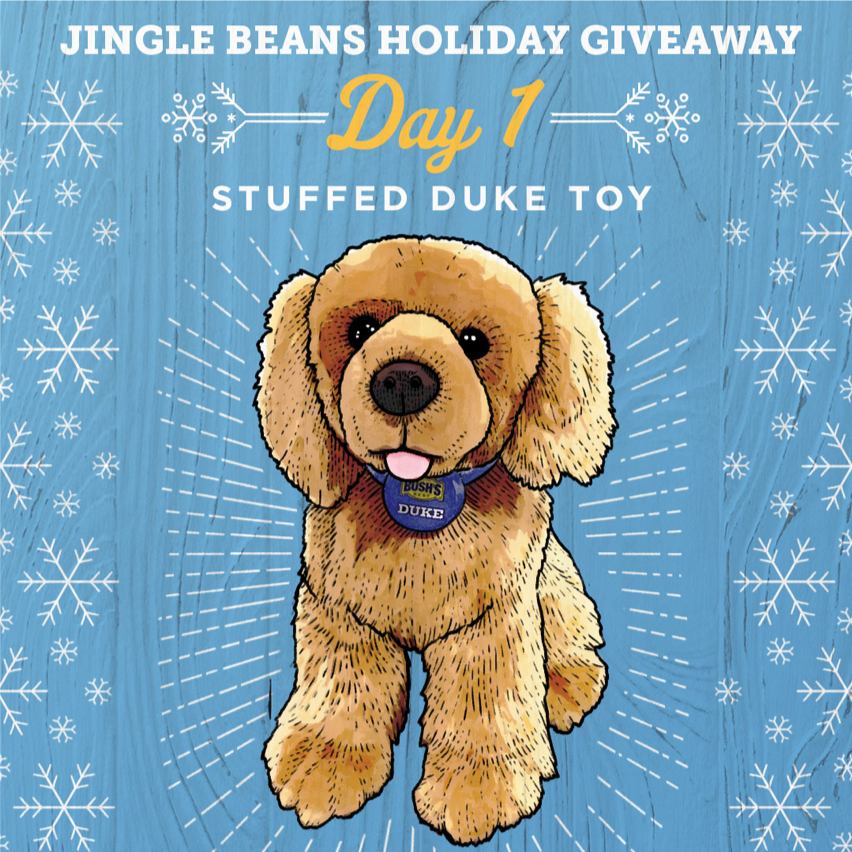 Nothing’s cuter than @itsdukebush, but this plush toy ​is pretty close🐾​ To enter for a chance to win:​ 1️⃣follow @bushsbeans​ 2️⃣comment on this post and tag two friends!