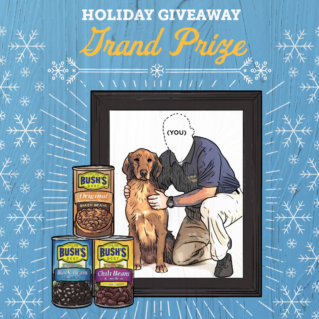 🚨GRAND PRIZE ALERT🚨 We’re giving one lucky winner a ​👏CUSTOM 👏PAINTING👏WITH👏DUKE👏➕​ a year of FREE BEANS to eat while admiring it 🎨 ​