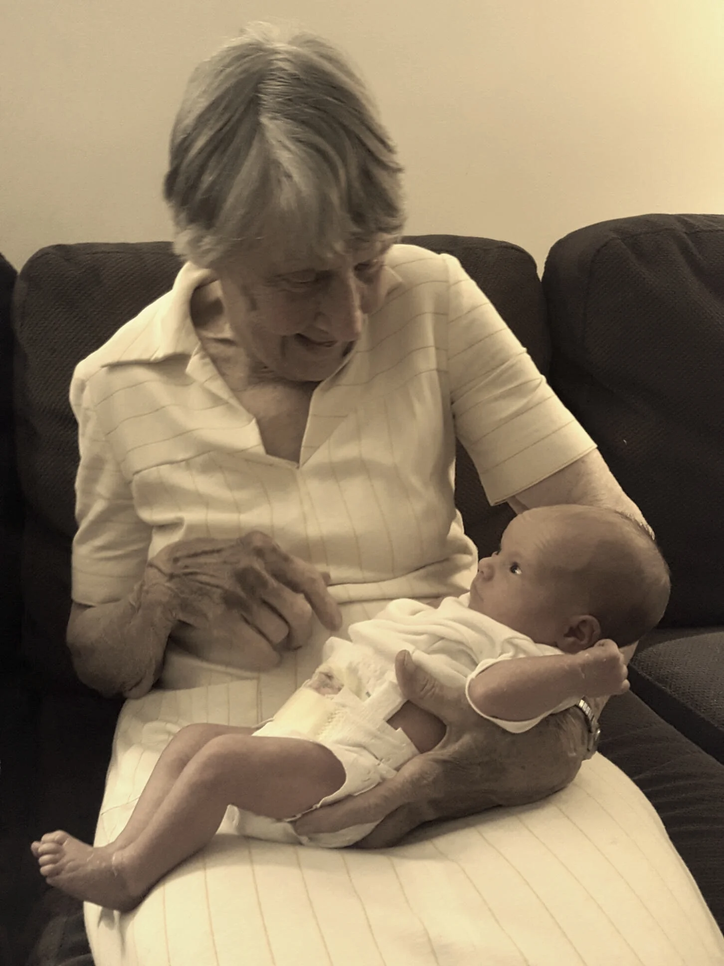 Lila with Her Great-Grandmother Marian